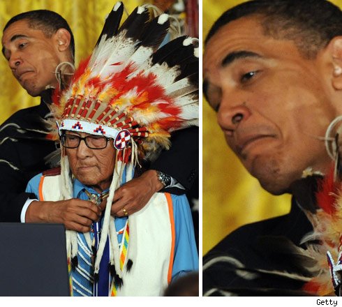 Barack Obama -- Plains Indian Giver
