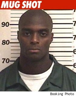 Plaxico's Mug Shot -- He Forgot to Say Cheese
