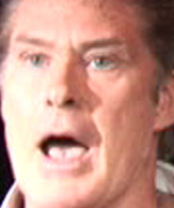 Hasselhoff Fell Off the Wagon at Simon's Party