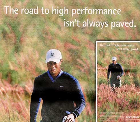 Tiger Woods -- The Definition of Irony