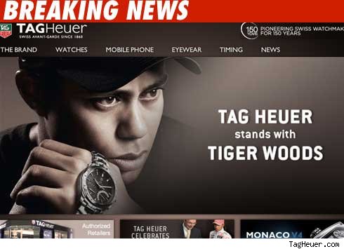 Watch Company Does About-Face on Tiger