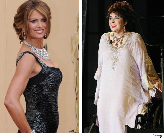 Liz Taylor to Ireland -- I Got Your Back! Kathy Ireland & Elizabeth Taylor