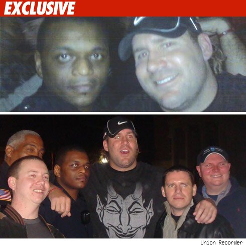 Ben Roethlisberger with cops