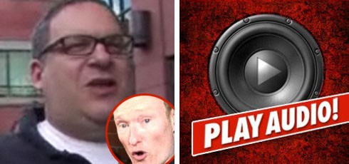 Jeff Garlin and Conan O'Brien