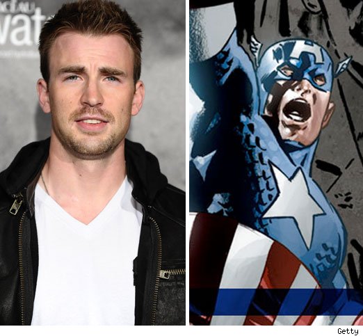 Chris Evans and Captain America