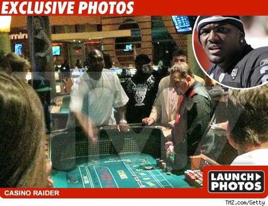 NFL QB JaMarcus Russell -- Heavy Bettor
