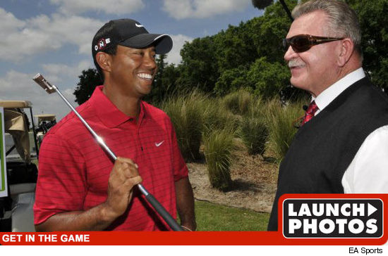 Tiger Woods & Mike Ditka