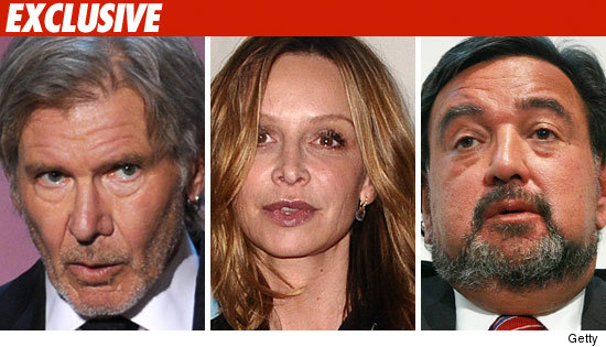 Harrison Ford and Calista Flockhart and, gov bill richards