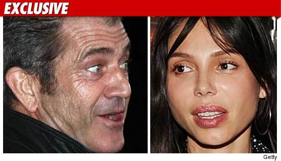 Oksana Grigorieva and Mel Gibson