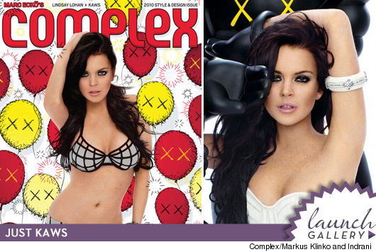 Lindsay Lohan Complex Magazine 0719_fab_kaws_launch
