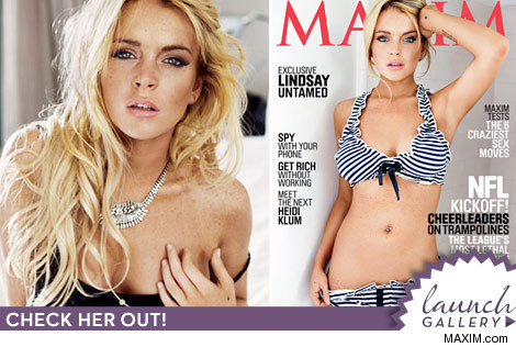 Lindsay Lohan Maxim Magazine