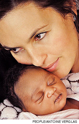 Mariska Hargitay and Baby Amaya