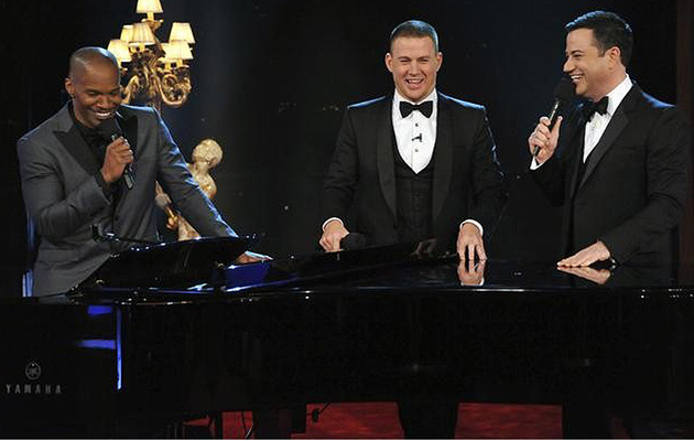 Jamie Foxx, Jimmy Kimmel's Raunchy Song About Channing Tatum