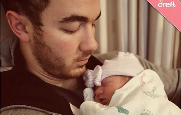 Kevin Jonas Posts Sweet Snap Holding Baby Alena Rose