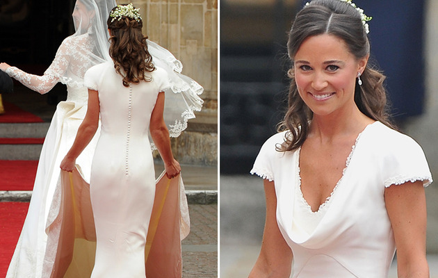 Pippa Middleton Says Royal Wedding Dress Fit "Too Well," Jokes About Her Famous…