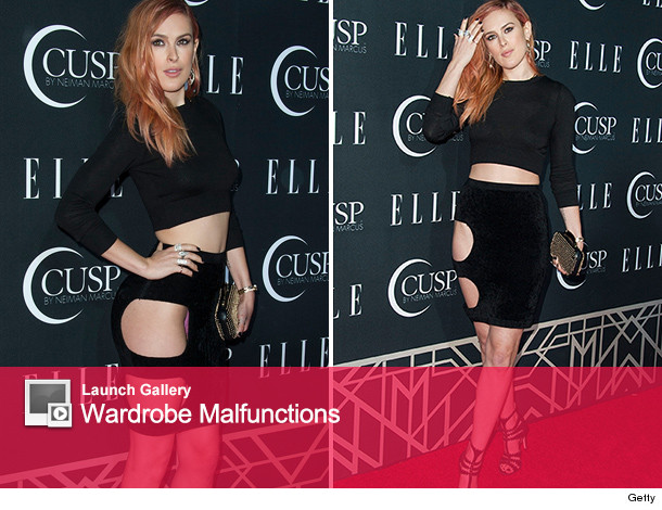 Rumer Willis Wardrobe Malfunction
