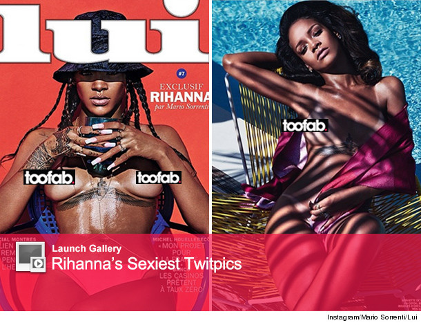 Rihanna Topless