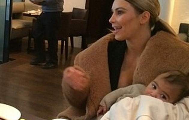Kim Kardashian Posts New Pic of North West and Anna Wintour
