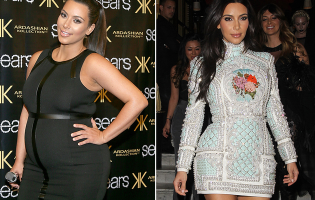 See How Kim Kardashian Dropped Baby Weight Before Wedding