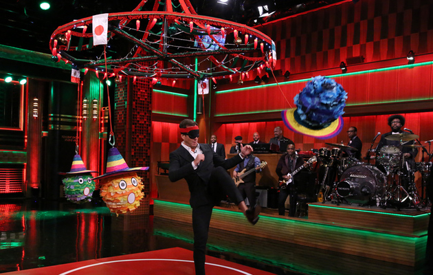 Watch Will Arnett Play "Karate Pinata" With Jimmy Fallon!