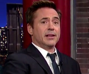 Robert Downey Jr. Shares First Pic Of Daughter Avri On "The Late Show"