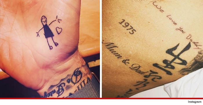 David Beckham My Kids Dont Write On Walls They Me PHOTO David Beckham My Kids Dont Write On Walls They Me PHOTO
