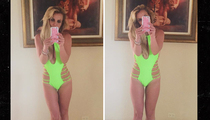 Britney Spears -- My Body's So Fine in Lime (PHOTO)