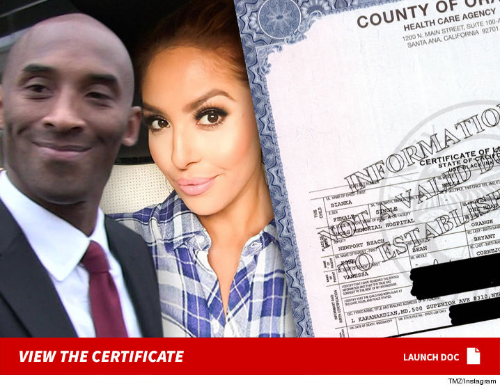 Kobe Bryant's Daughter's Name is Bianka Bella Bryant