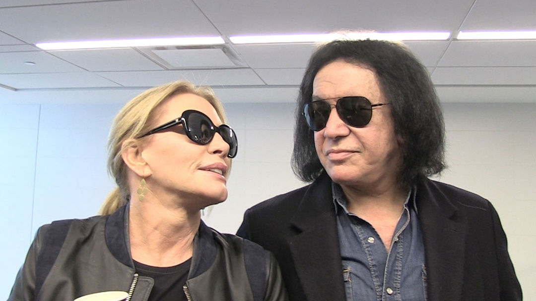 gene simmons son tongue. gene simmons tongue tied for new years son