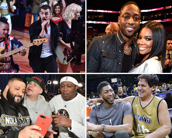 NBA Superstars and Celebrities Ball Out for AllStar Weekend!