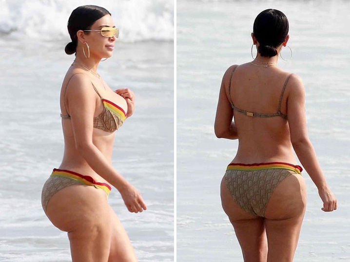 Kim Kardashian Ass Bikini 38