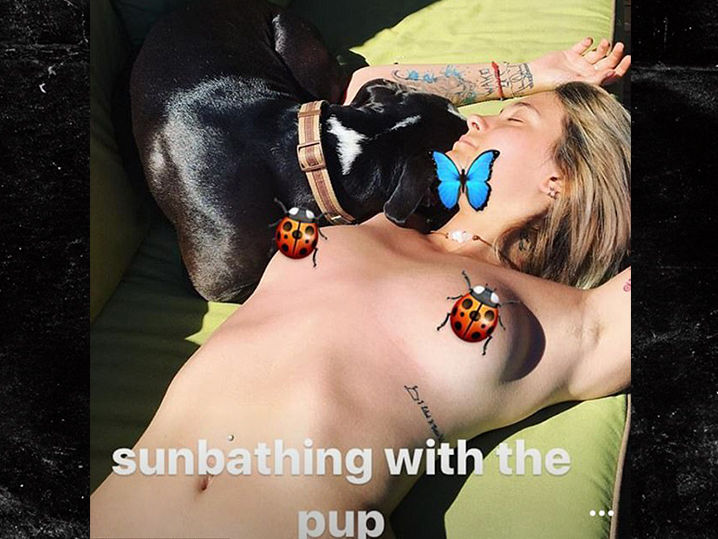 That, this andrea shows off her new boobs absolutely