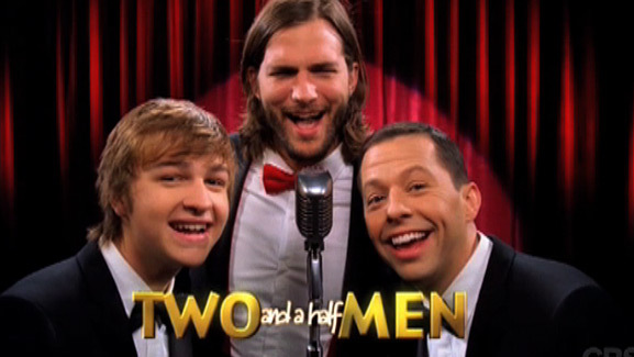 New 'Two and a Half Men' Opener -- Ashton 'Sings' Theme!