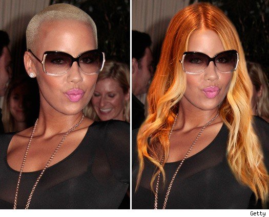 Amber Rose In A Hair Allel Universe Toofab Com