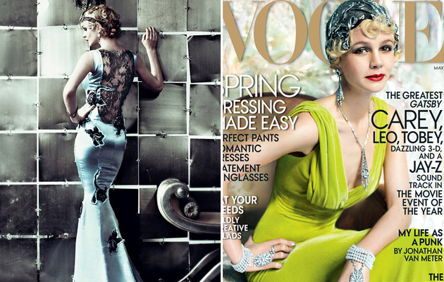 Carey Mulligan Covers Vogue in "Great Gatsby" Costume!