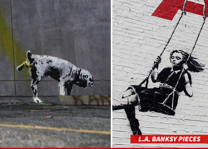 Graffiti Artist Charged With Vandalizing Banksy's Vandal Art