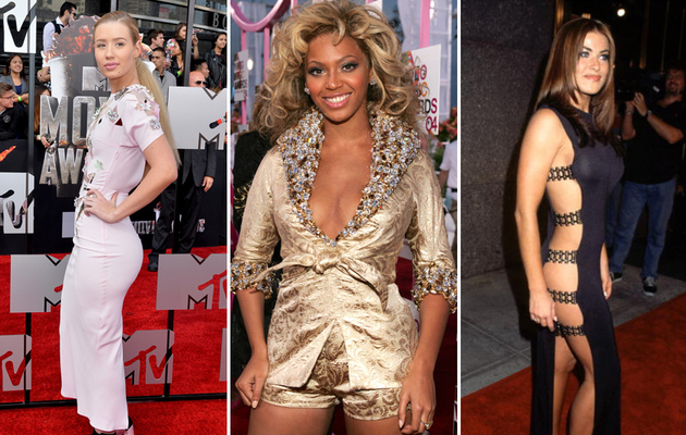 Iggy, Beyonce, Carmen & More -- See The Wildest Fashions of VMA's Past!