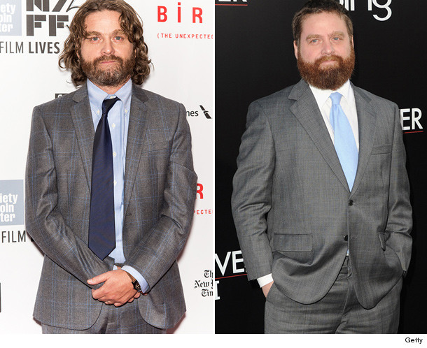 Zach Galifianakis Looks Slimmer Than Ever At First Public Event In A 1013 Zach
