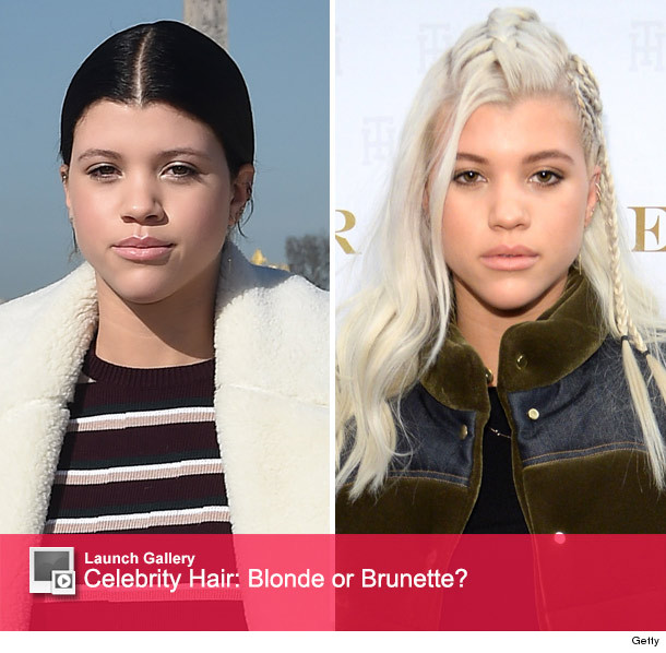 Sofia Richie Says Goodbye To White Locks Debuts New Dark Do