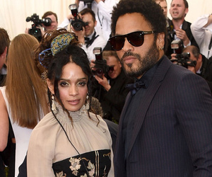 Lenny Kravitz Kisses Ex-Wife Lisa Bonet In Family Photo with Daughter Zoe
