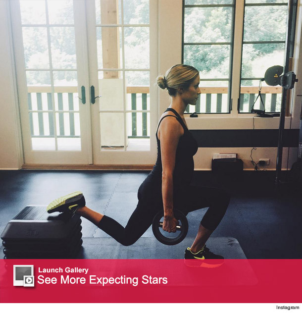 Kristin Cavallari Flaunts Growing Baby Bump, Shares Pregnancy Workout