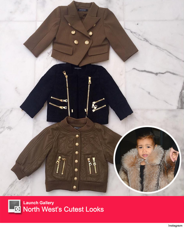 Kim Kardashian Takes To Instagram, Shows Off North West's Custom