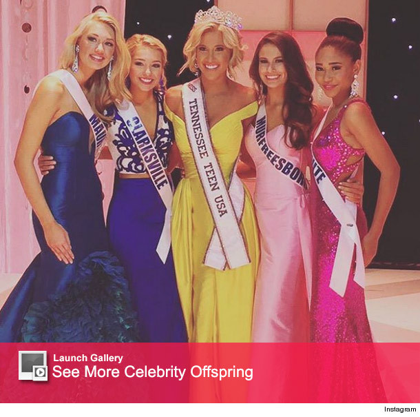 Savannah Chrisley Red Pageant Dress