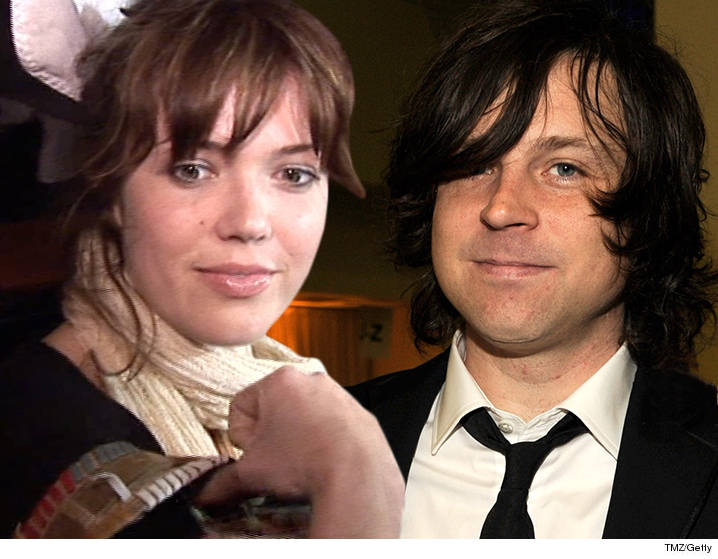 Former husband and wife: Ryan Adams and Mandy Moore