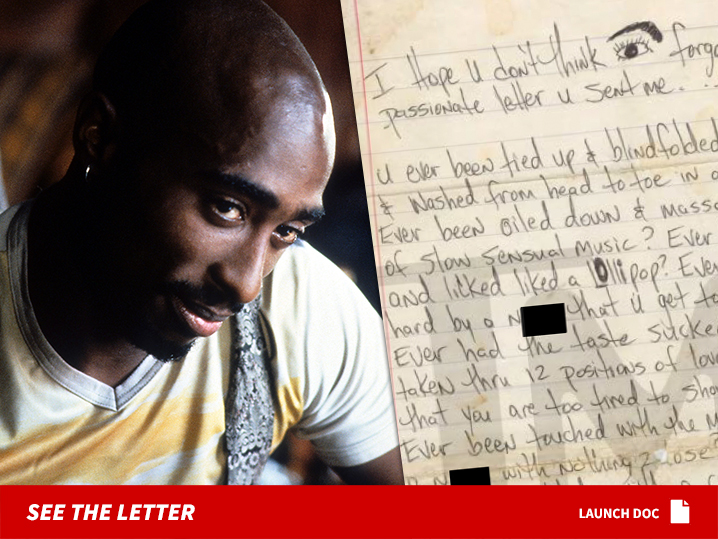 Tupac s Explicit Love Letter Could Fetch $25k Tupac s Explicit Love Letter Could Fetch $25k