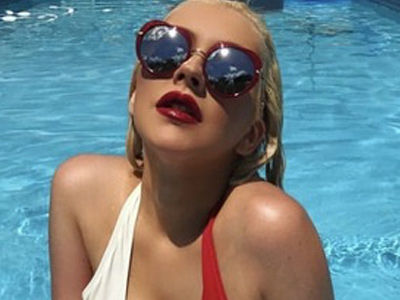 Christina Aguilera Shows Off Her HOT Swimsuit Bod -- Wait'll You See Her & Her Two Kids NOW!