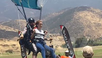 Emma Watson Shows Her Wild Side with Some Skydiving
