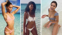 Sexy Stars Take Turks & Caicos ... Soak in the Skin-Filled Vacation Photos