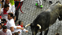 American Gets Gored in the Balls at Running of the Bulls
