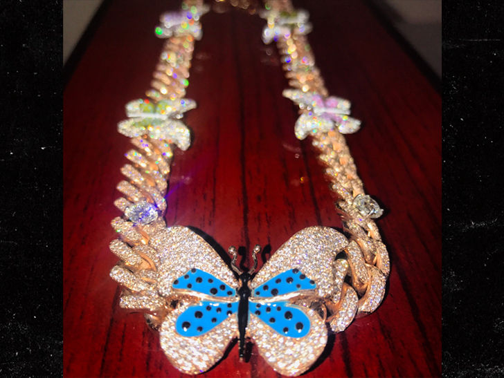 Travis Scott Buys Kylie Jenner $60k Diamond Butterfly Necklace for Birthday